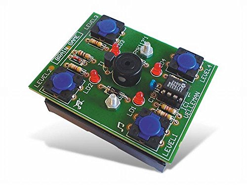 Brain Game MiniKit - MK112 by Velleman. Entry skill level soldering project