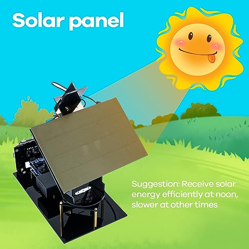 LAFVIN Solar Tracking Starter Kit Project DIY Smart Tracker System STEM Programming Code with Tutorial Compatible with Arduino IDE
