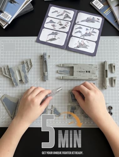 SEBUNAS 1/72 F-15EX Eagle II USAF Fighter Jet Easy Snap Build Model Toy Kit - color: Desert Yellow