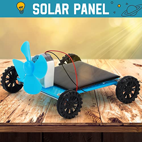 Sntieecr Electric Circuit Motor Kit with Solar Panel, Solar Motor Kit - style: Solar Motor Kit