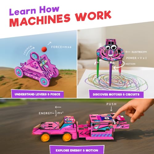 Doctor Jupiter Girls’ Engineering Kit for Kids Ages 8+, Birthday Gifts - style: Girls' Ultimate Engineering Kit: 8+
