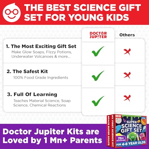 Doctor Jupiter Super Science Gift Set for Kids Ages 4+, Birthday Gift - style: Super Science Gift Set: 4+