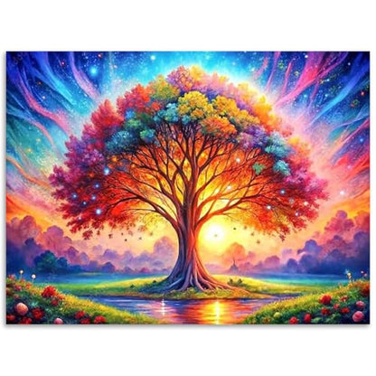Tree of Life Diamond Art Kits for Adults Beginners 12x16 in, DIY Craft Gift - color: DP-US07