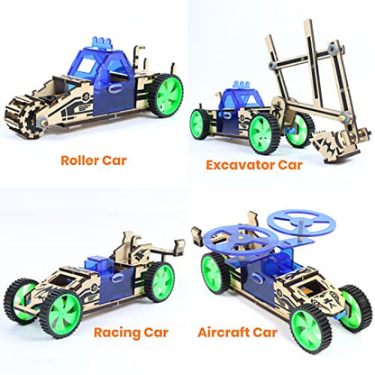 ButterflyEdufields 4in1 Cars Educational STEM Kits for Kids Ages 6-8-10-12 - style: Science Kit