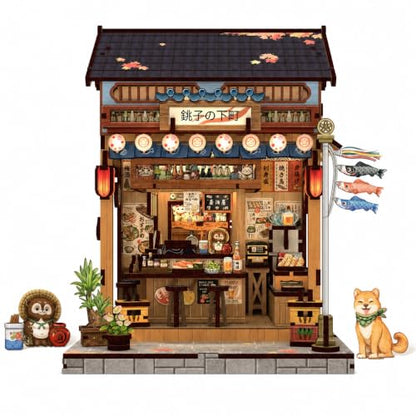 Japan Book Nook, DIY Miniature House Kit, Japanese Izakaya Booknook - color: Japanese Izakaya