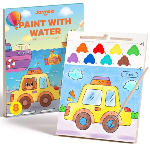 Jar Melo Paint with Water Books for Toddlers, Transportation - style: Transportation
