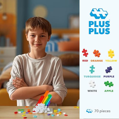 PLUS PLUS Rainbow Mix Tube - Mini Interlocking Building Blocks Set - color: Rainbow