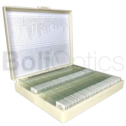 BoliOptics 200 Prepared Microscope Slides General Biology Specimen Set Plant Animal Human Anatomy Cells for Students Hobbyists Beginners Kids Homeschool, SL39901009