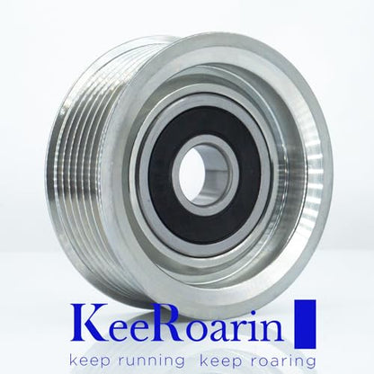 Belt Idler Pulley, 36320 Belt Tensioner Pulley for Select Honda, Acura Models as Civic, CSX, TSX, etc. 49198 Automotive Replacement Idler Pulley Kit by KeeRoarin - size: 36320 - HONDA