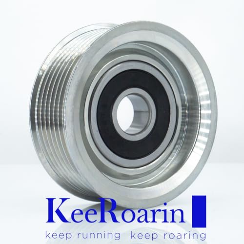 Belt Idler Pulley, 36320 Belt Tensioner Pulley for Select Honda, Acura Models as Civic, CSX, TSX, etc. 49198 Automotive Replacement Idler Pulley Kit by KeeRoarin - size: 36320 - HONDA