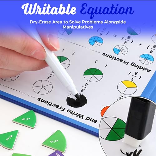 Magnetic Fraction Educational Puzzle, Magnetic Fraction Playbook