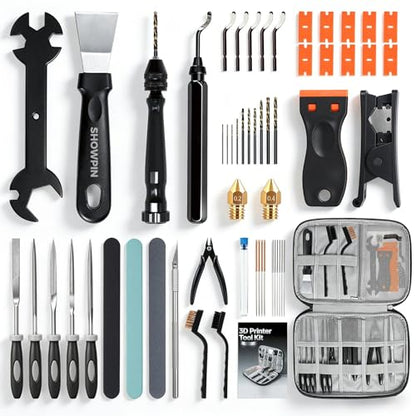 SHOWPIN 64PCS 3D Printer Tool Kit: 3D Printing Tools & Accessories