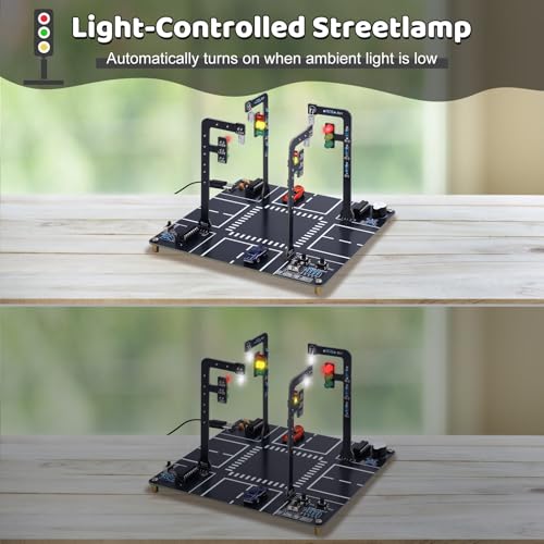 MIOYOOW LED Traffic Light Soldering Kit, STEM Electronic Project for School