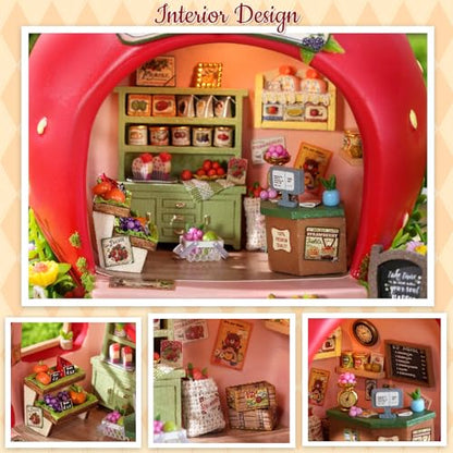 DIY Miniature House Kit with Furniture for Kids Teens Adults Aged 14+