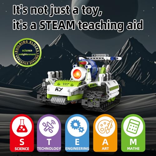 5 in 1 Robot Building Set with LED Eye for Boys Kids Ages 8-14