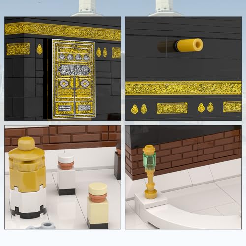 Oichy Mecca Kaaba Micro Building Blocks Set Landmark Architecture Model Kit - color: Mecca Kaaba Set