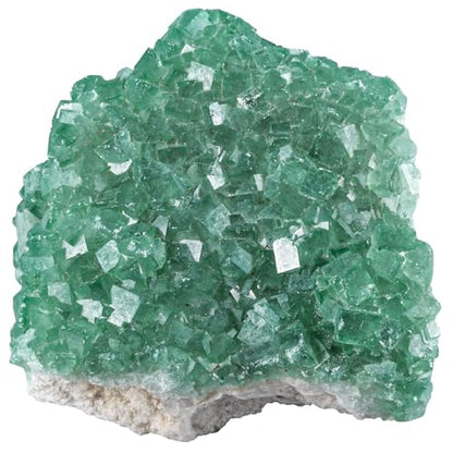 Sportmusies Natural Green Fluorite Crystal Cluster, 1.77-4.72 inches - size: ## 1.77 - 4.72 Inch