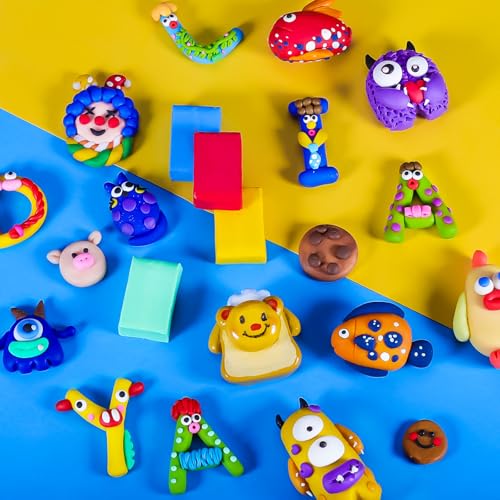 CiaraQ Polymer Clay Kit, Mini Modeling Clay Set - color: 48 Colors