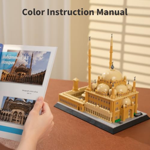 Oichy Egypt Landmark Architecture Model Kit Iconic Micro Building Block Set - color: Egypt Landmark Set