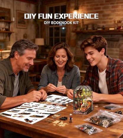 Spilay Book Nook Kit for Adults, Zero Platform DIY Miniature House Kit - color: Zero Platform