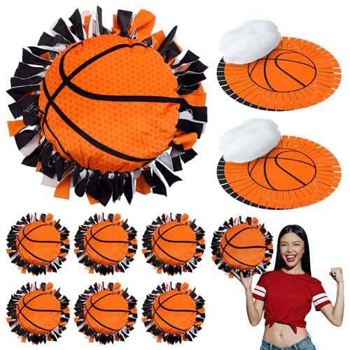 Weysat 6 Sets Basketball Tied Pillow Craft Kit No Sew Basketball Pillows - style: Basketball