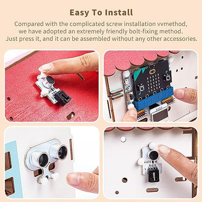 ELECFREAKS Smart Home Material Pack for Elecfreaks Sensors/Breakout Board/Servo (Not Include Sensors and microbit)