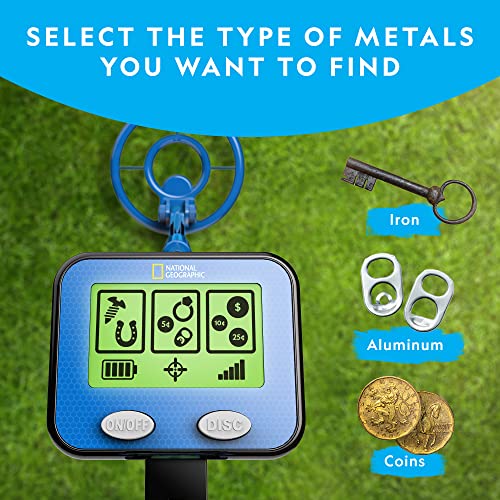 National Geographic Metal Detector for Kids with Pinpoint Function
