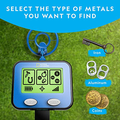 National Geographic Metal Detector for Kids with Pinpoint Function