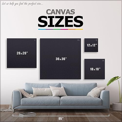 ARTCANVAS Hubble Telescope Pillars of Creation Eagle Nebula M16 Canvas Art Print Stretched Framed Painting Picture Poster Giclee Wall Decor - 18" x 18" (1.50" Deep) - size: 18"L x 18"W, style: 1.50" Deep Canvas