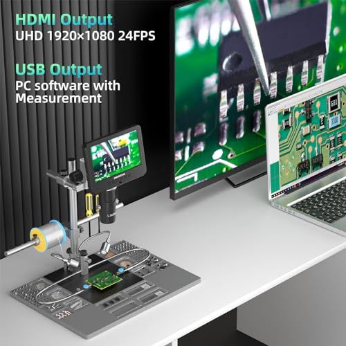 Andonstar AD246S-M Plus 2160P 7'' HDMI Soldering Digital Microscope - size: 7 Inch