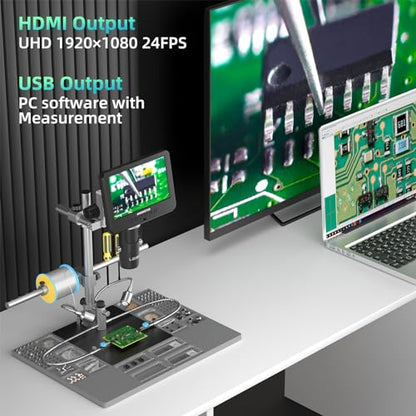 Andonstar AD246S-M Plus 2160P 7'' HDMI Soldering Digital Microscope - size: 7 Inch