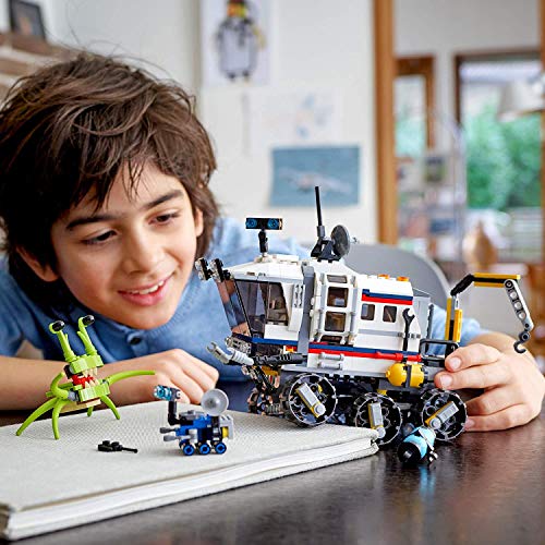 LEGO Creator 3in1 Space Rover Explorer 31107 Building Toy for Kids Who Love Imaginative Play, Space and Exploration Adventures on Exotic Planets (510 Pieces)