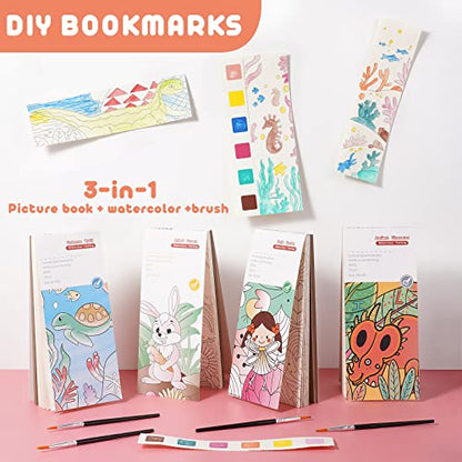 Cavnewt Watercolor Coloring Books for Kids Ages 4-8 - color: 1Pack Ancient Dinosaurs