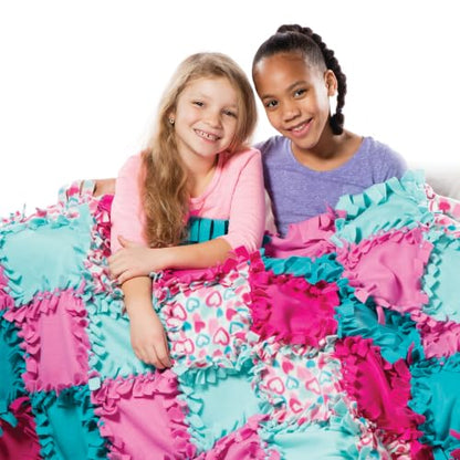 Melissa & Doug Fleece Quilt No-Sew Craft Kit, Multi