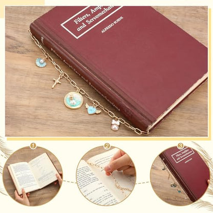 124 Pcs Bible Chain Making Kit Bible Charms, Fancy - style: Fancy
