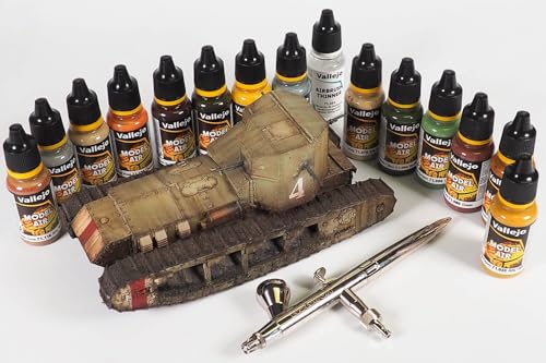Vallejo Panzer Olive Green Paint, 17ml - color: Green, size: 1 count (pack of 1)