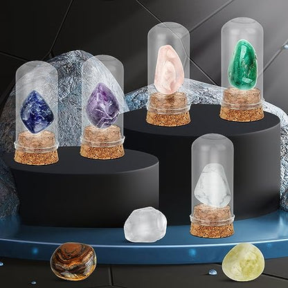 Gemstone Dig Kit (Unique Shape),Great STEM Science Kit for Kids- Excavate Your Own 16 Real Gemstones,Educational DIY Toys,Gem Digging Kit,Archaeology Geology Gifts for Boys & Girls Ages 6+