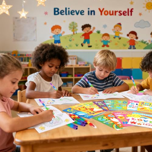 BenLouis 24 Pcs Bible Verses Mini Coloring Books for Kids Party Favors - style: Bible