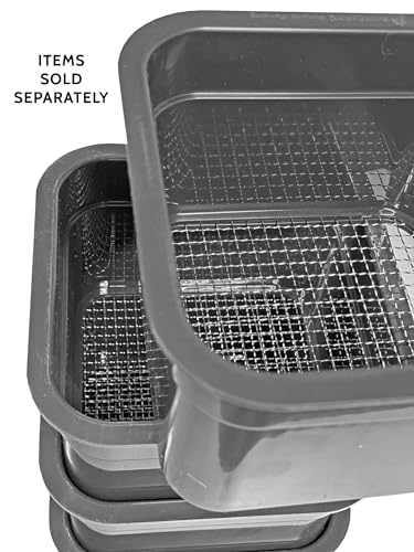 Sluice Fox mini Classifier Screen Gold panning Kits, Stainless Steel Screen mesh sifting Sieve Prospecting and gem Sorting; Shark Tooth sift Sifter - color: #04 Mesh Screen (16 holes per sq.in.) Purple