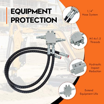 Mini Excavator Cushion Valve Kit, Hydraulic Swing Motor Buffer Valves