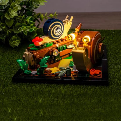 LED Lighting Compatible with Lego Friendly Snails 40788 - JUST Lights, Light Kit Compatible with Lego 40788, NOT Included The Model Set