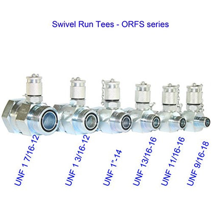 XZT 60U Hydraulic Pressure Test Coupling Kit,Pressure gauges Set,Test Hose,BSPP ORFS JIC Hydraulic Swivel Run tees, Hydraulic Test Tools for Excavator Construction Machinery