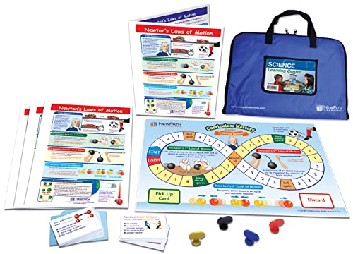 NewPath Learning Newton’s Laws of Motion Learning Center Game - Grades 3-5