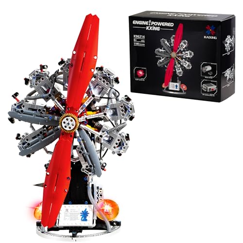 Engine Building Kit, STEM Motor Display Set Engine Model Kit (1100 PCS) - size: Large