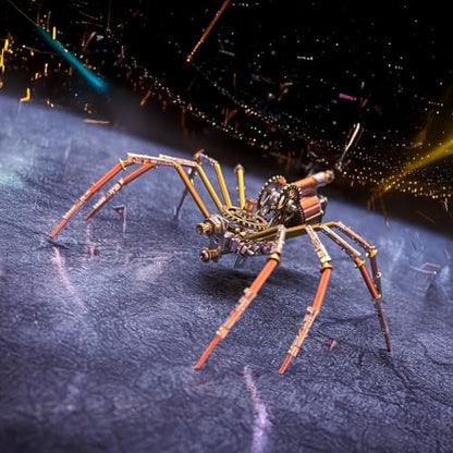 Mechanical Insect Bug Spider Sculpture, Metal Model Kits, Adult Hobby Kits for Men,Arts & Crafts,DIY Projects Metal Building Mens Birthday Gift, Fun (Mechanical Spider C) - style: Mechanical Spider C
