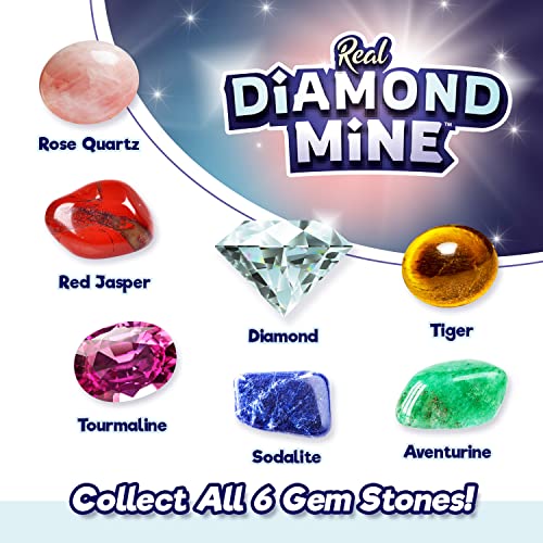 JA-RU Real Diamond Mine Gemstone Dig Kit (1 Pack) Mystery Rock 4630-1s - size: 1 Unit Pack