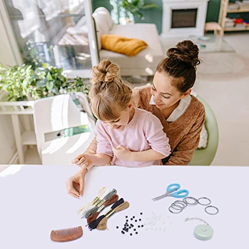 INFUNLY 6 Set Mini Dream Catchers Kit for Keychain DIY Dream Catcher Making Kit Colorful Handmade Small Dream Catcher for Bag Pendant Car Interior Backpack Charm - style: 6pcs Brown