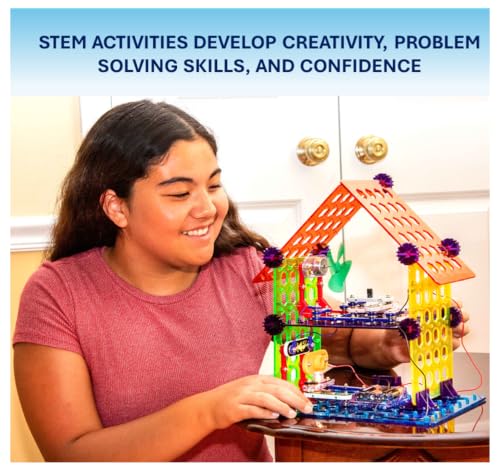 SNAP CIRCUITS My Home STEM Electronics Building Kit for Kids Ages 8+