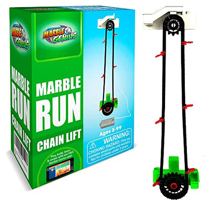 Marble Genius Automatic Chain Lift Marble Run Accessory Set