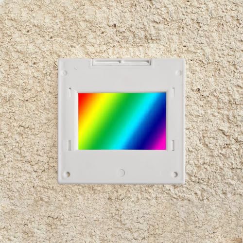 Plastic Transmission Diffraction Grating 50X50mm Frame, 80/300/600/1000/1200/1600 Lines For Light For Spectrum Analysis And Science Demonstrations(600lines/mm) - size: 600lines/mm